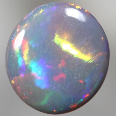 SOLID SEMI BLACK OPAL Burning bright neon fire SEE VIDEO